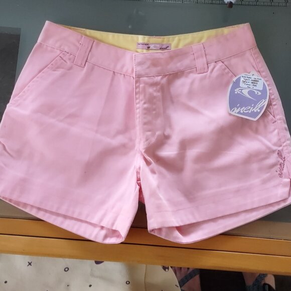 O'Neill Juniors sz 5 pink shorts, NWT, vintage - Picture 1 of 7